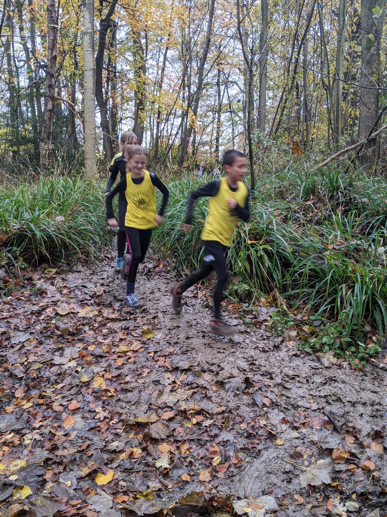 HRR juniors at Gosfield Cross Country