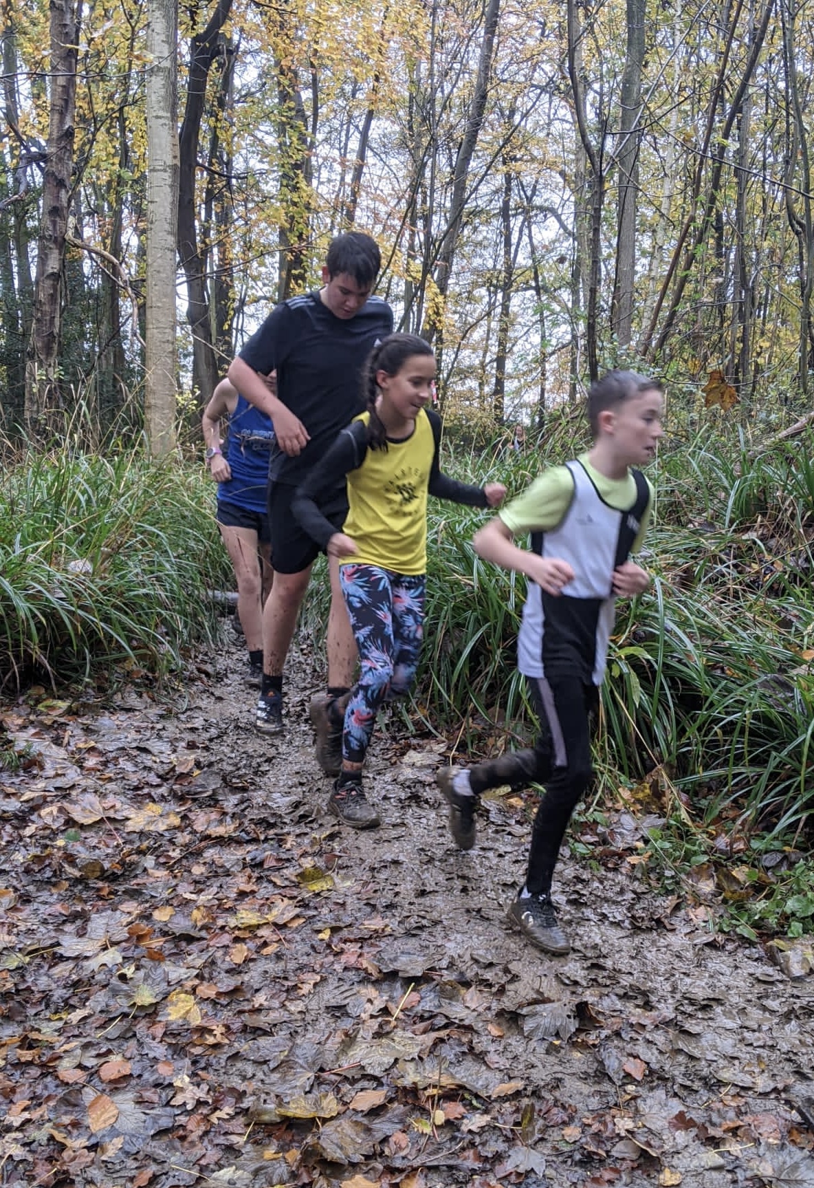 HRR juniors at Gosfield Cross Country