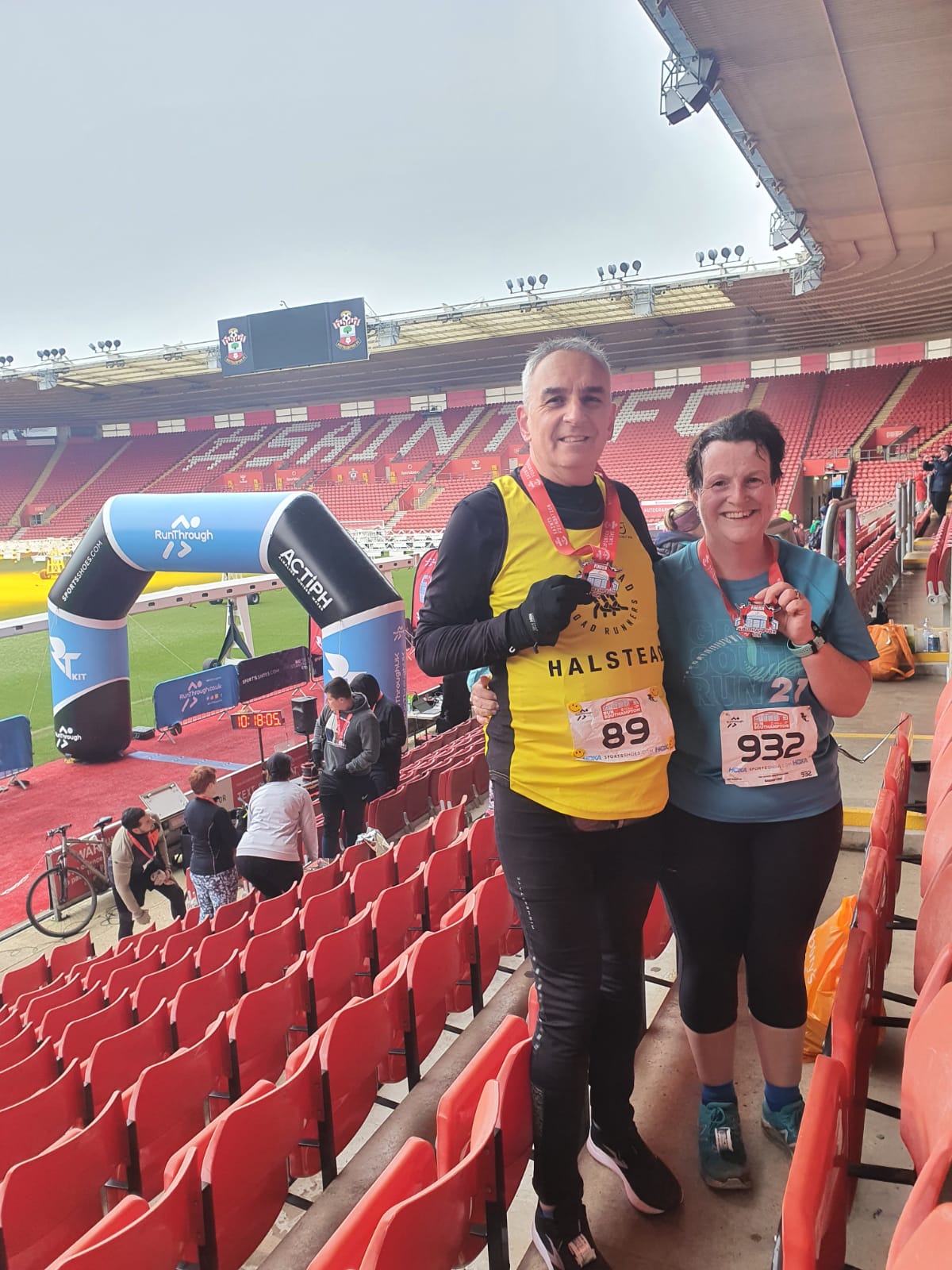 Darren and Nina Southampton 10k