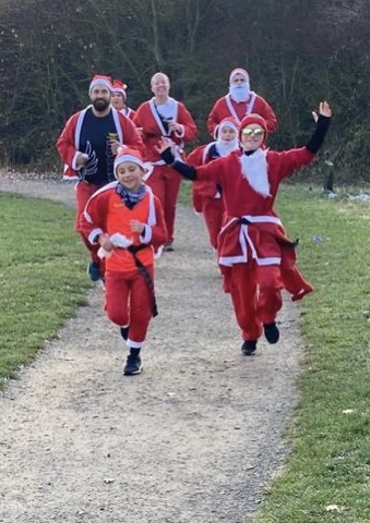 Santa runners
