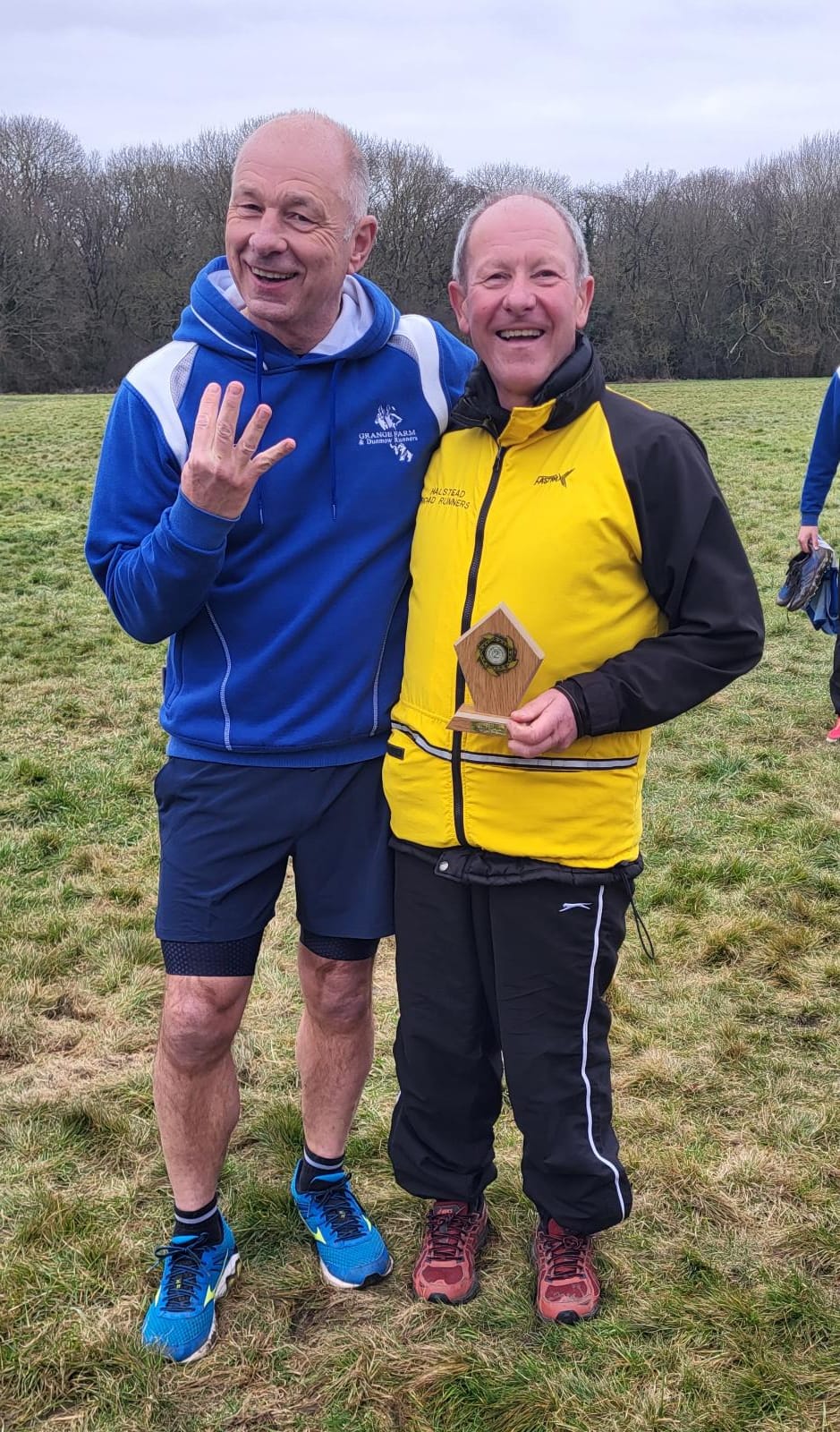Essex league XC-Andy Carter with award