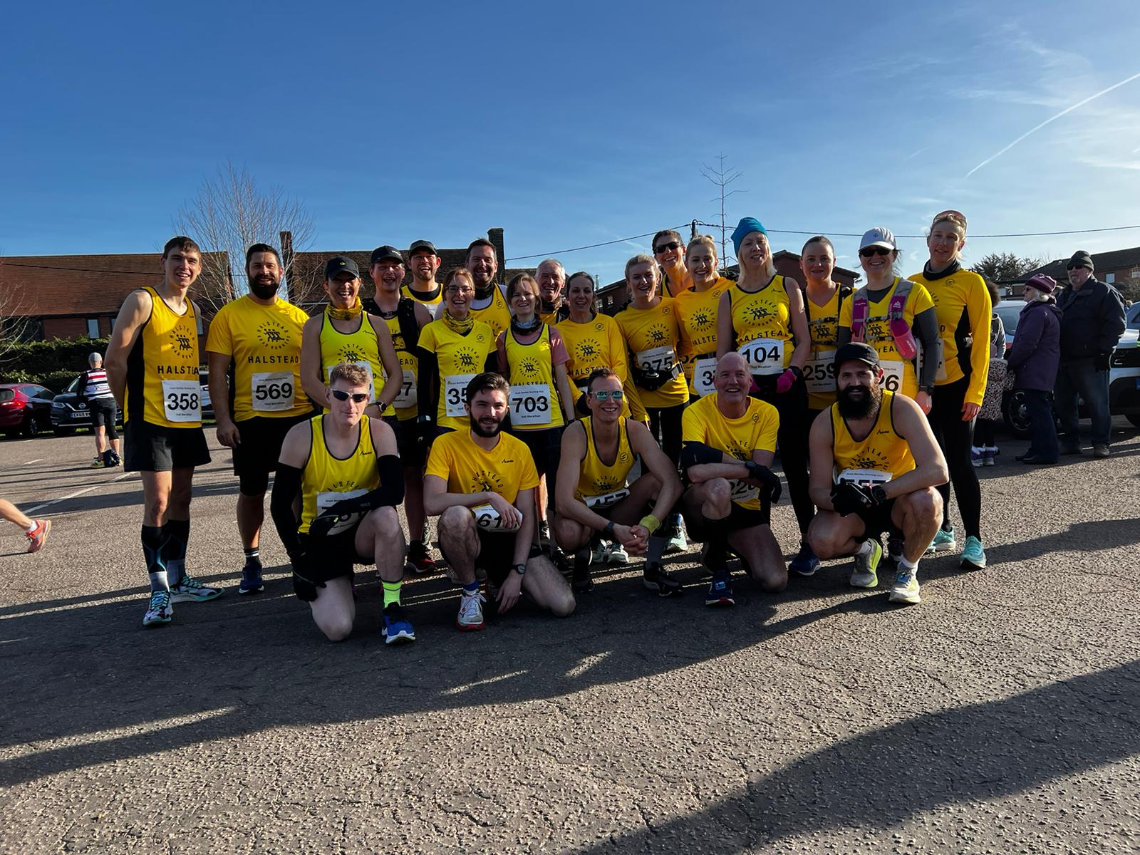 Great Bentley half marathon - HRR team