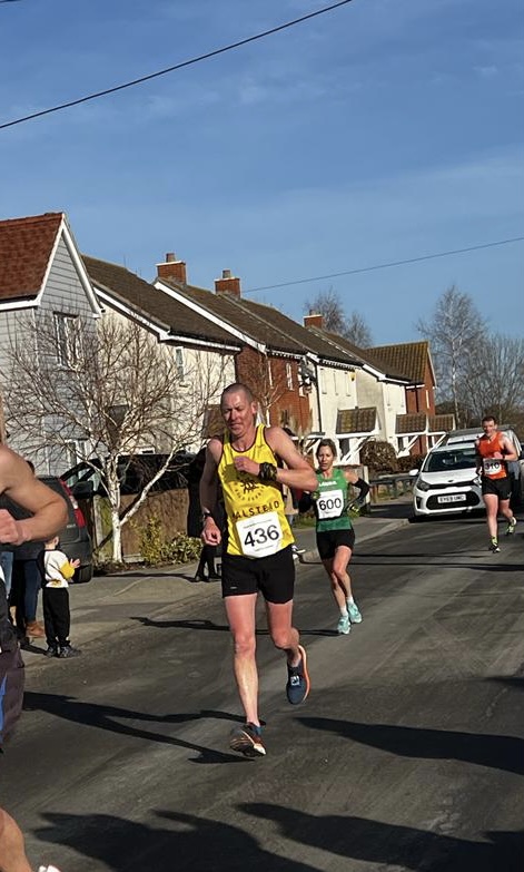 Great Bentley half marathon - Steve May