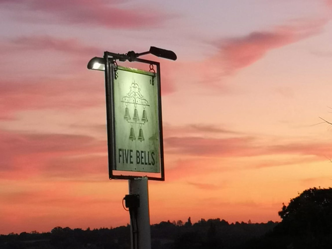 five bells sign