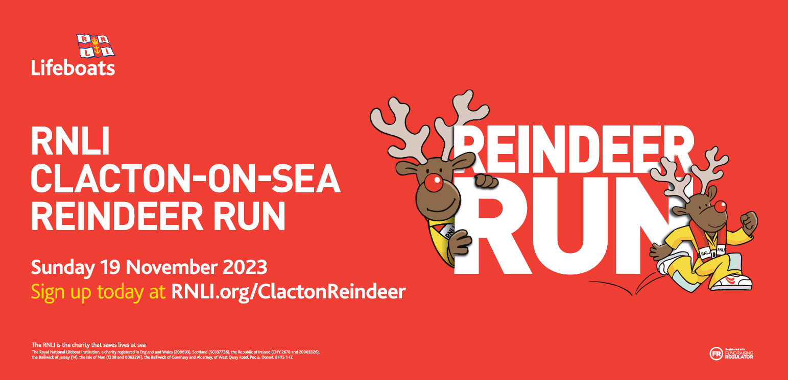 Clacton lifeboat reindeer run